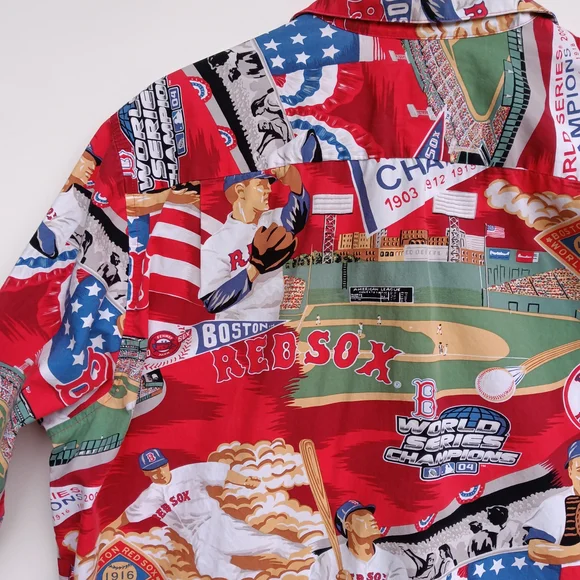 Reyn Spooner Vintage 2004Championship Boston Red Sox Camp Shirt